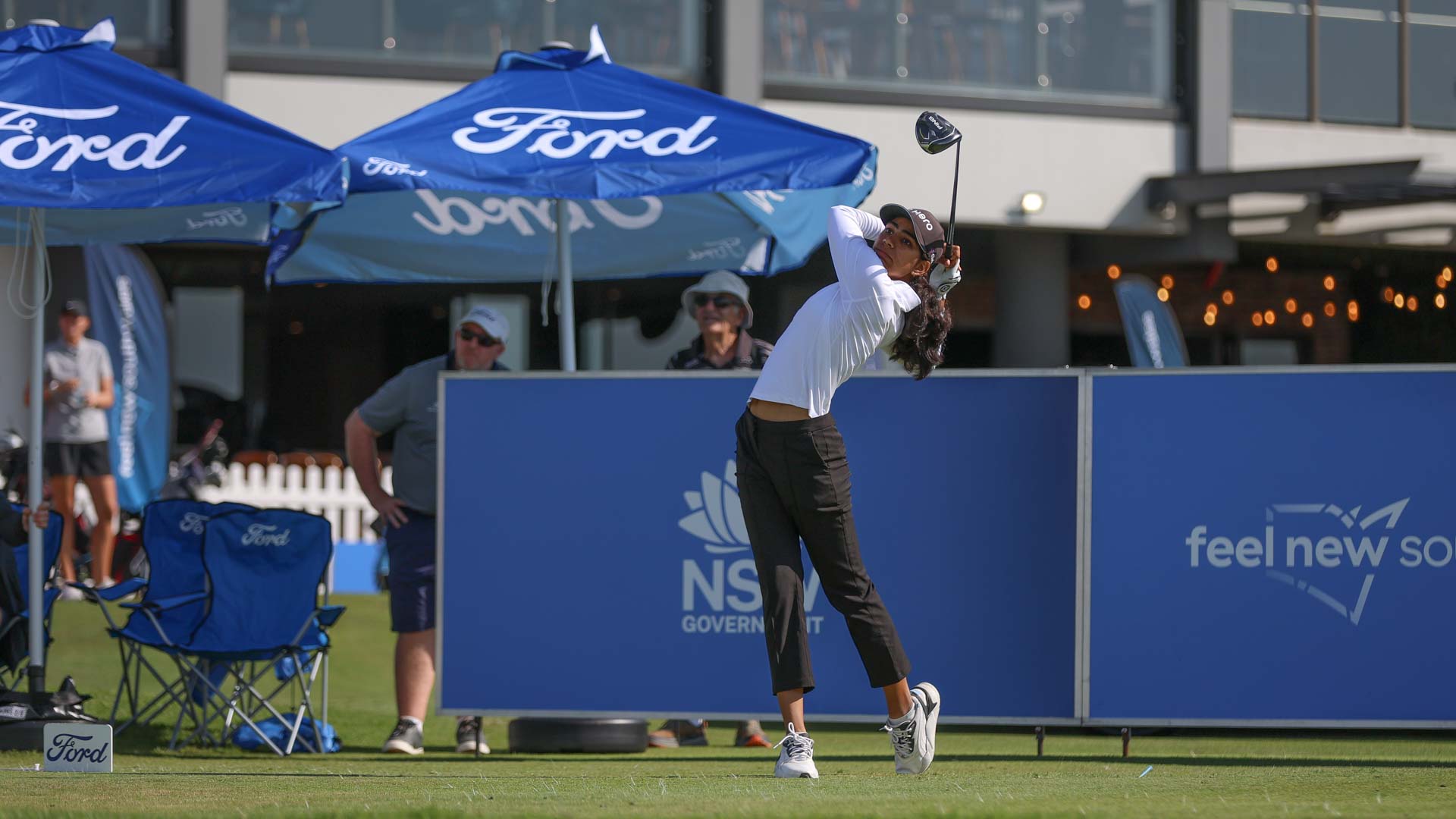 Dikshar Dagar leads the Ford Women's NSW Open